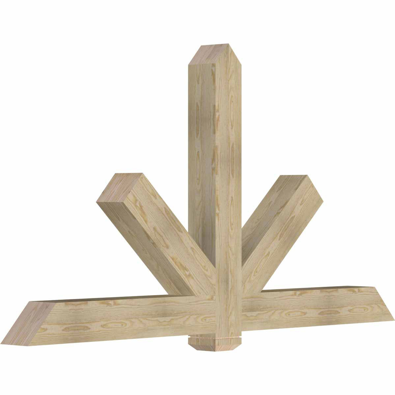 13/12 Pitch Kennewick Rough Sawn Timber Gable Bracket GBW084X45X0606KEN00RDF