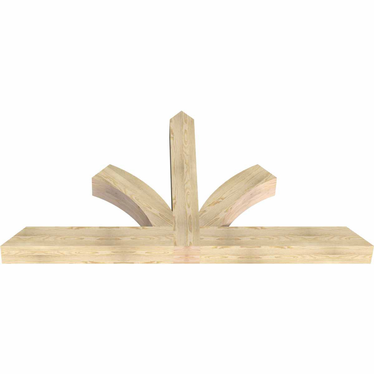 13/12 Pitch Richland Rough Sawn Timber Gable Bracket GBW084X45X0606RIC00RDF