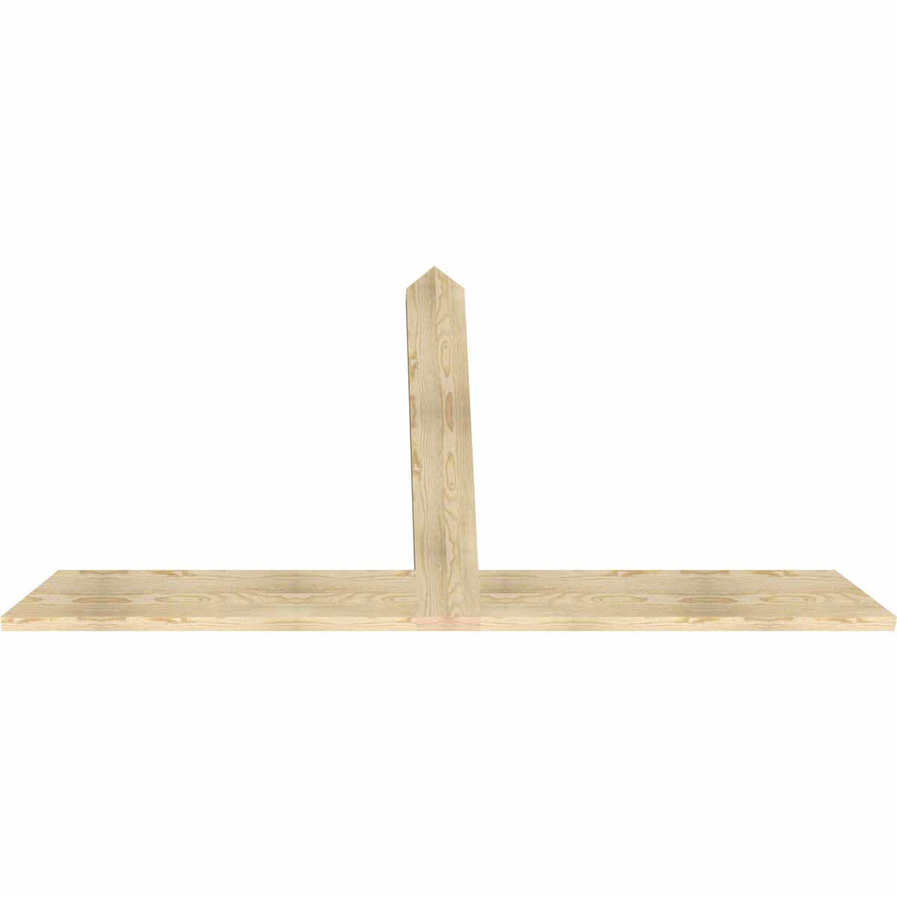 14/12 Pitch Portland Rough Sawn Timber Gable Bracket GBW084X49X0206POR00RDF