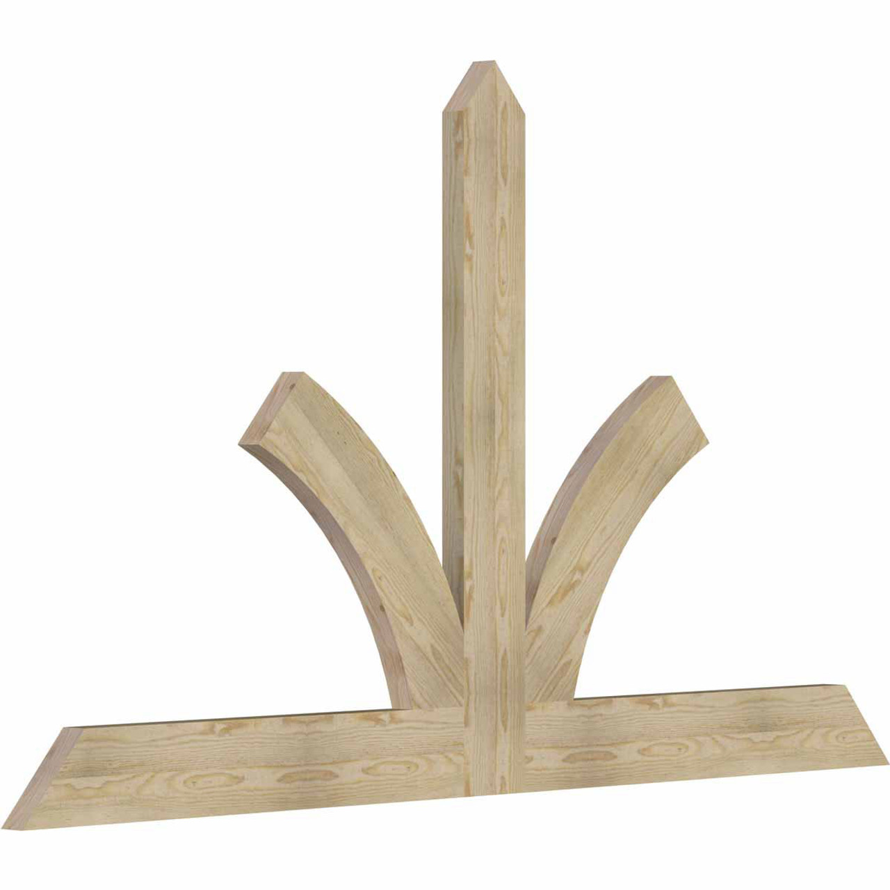 14/12 Pitch Richland Rough Sawn Timber Gable Bracket GBW084X49X0206RIC00RDF