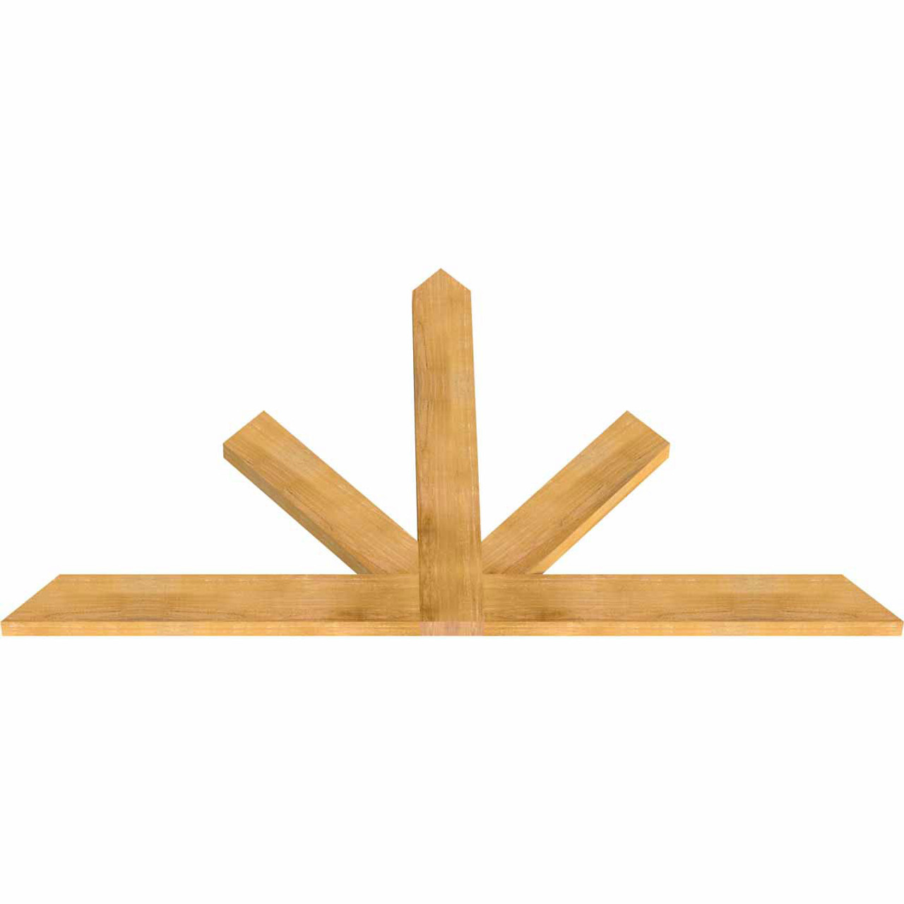 14/12 Pitch Saratoga Rough Sawn Timber Gable Bracket GBW084X49X0206SAR00RWR