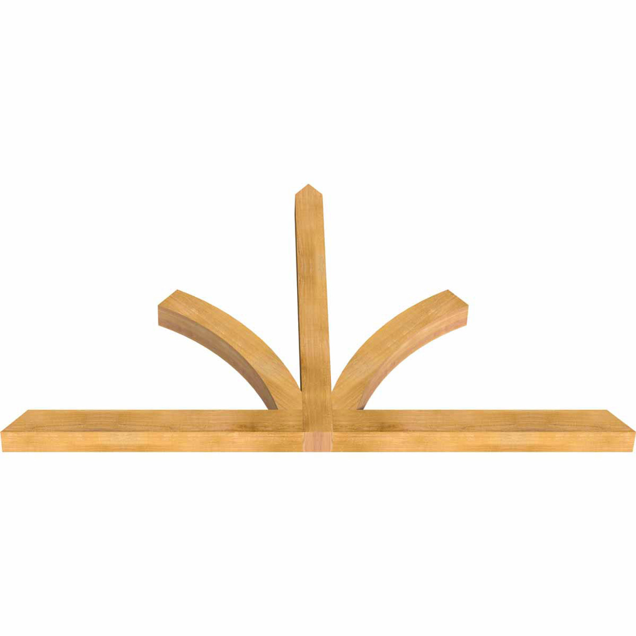 14/12 Pitch Richland Rough Sawn Timber Gable Bracket GBW084X49X0404RIC00RWR