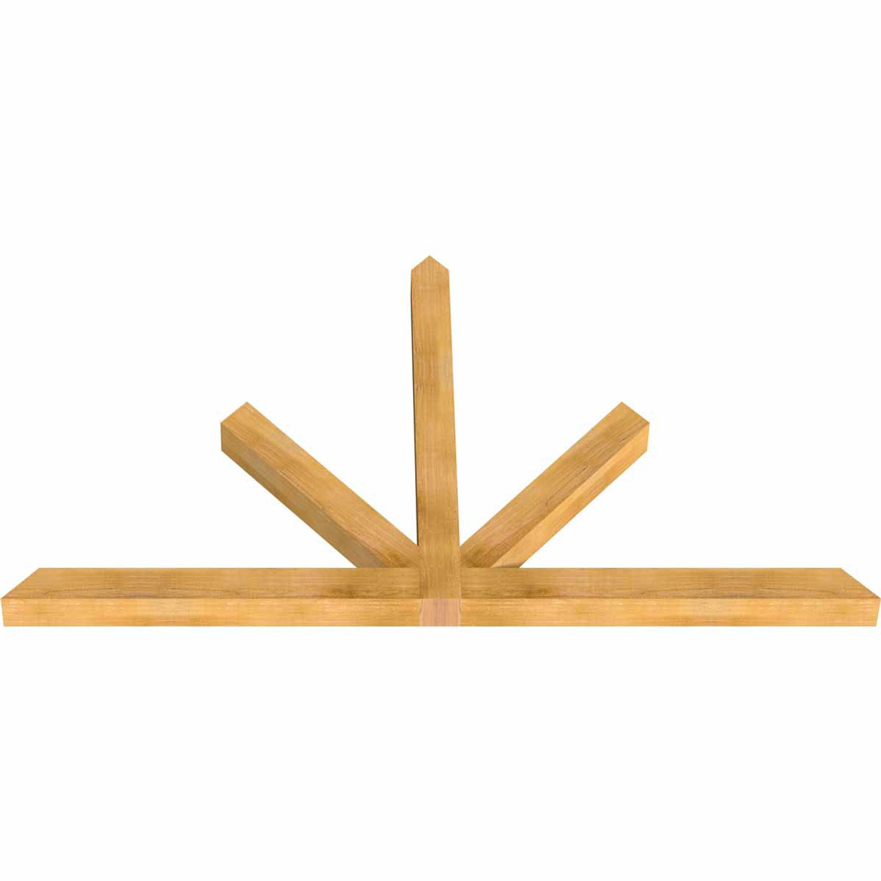 14/12 Pitch Saratoga Rough Sawn Timber Gable Bracket GBW084X49X0404SAR00RWR