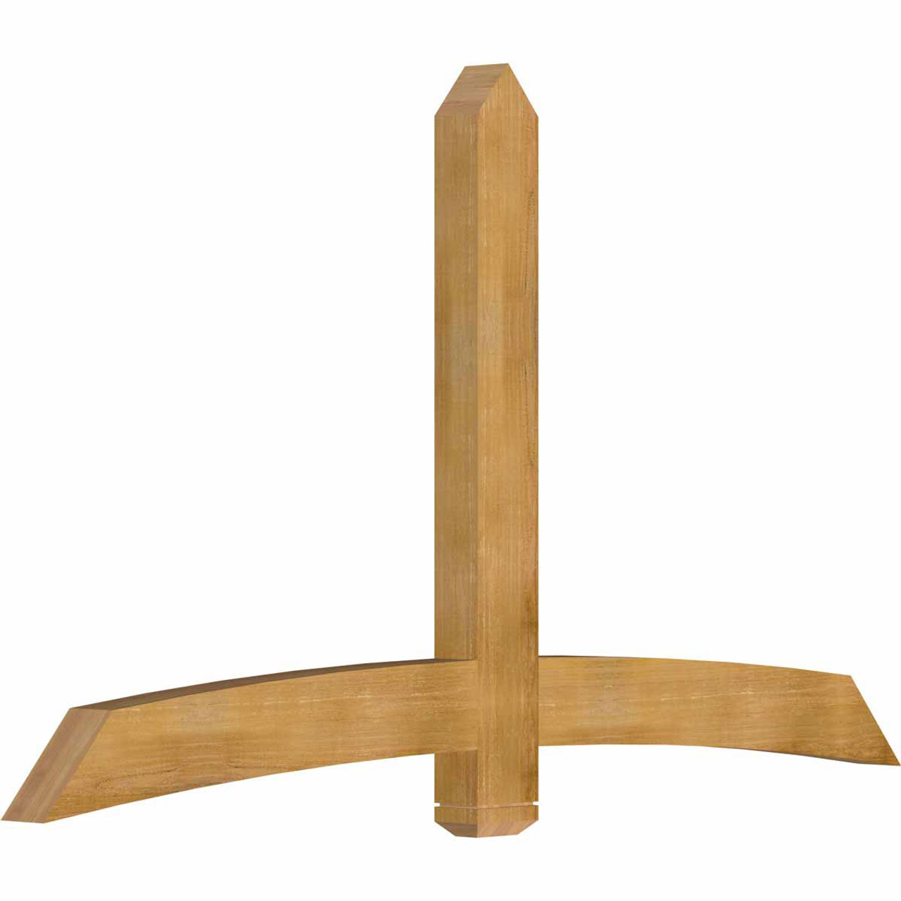 14/12 Pitch Bellingham Rough Sawn Timber Gable Bracket GBW084X49X0406BEL00RWR