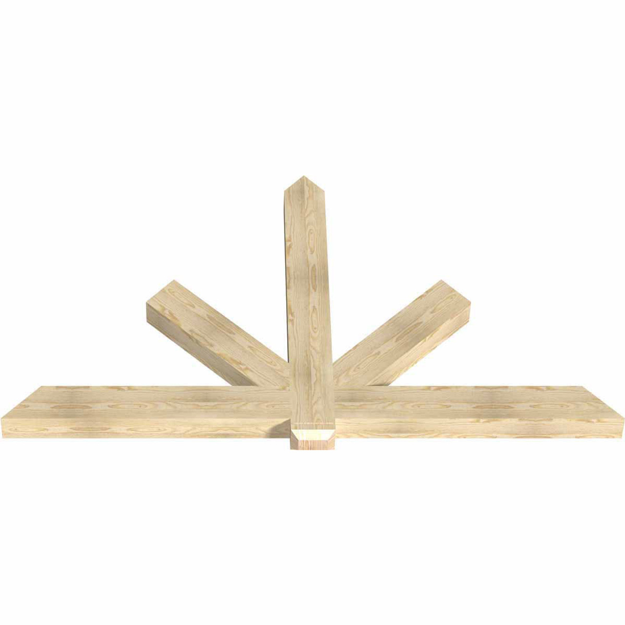 14/12 Pitch Kennewick Rough Sawn Timber Gable Bracket GBW084X49X0406KEN00RDF