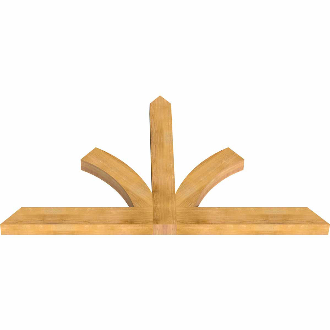 14/12 Pitch Richland Rough Sawn Timber Gable Bracket GBW084X49X0406RIC00RWR