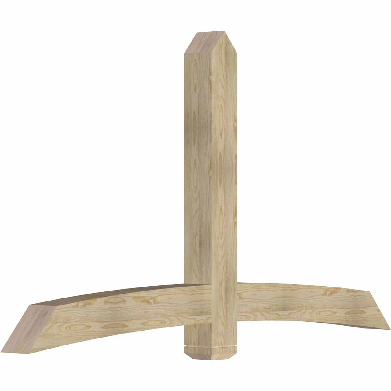 14/12 Pitch Bellingham Rough Sawn Timber Gable Bracket GBW084X49X0606BEL00RDF