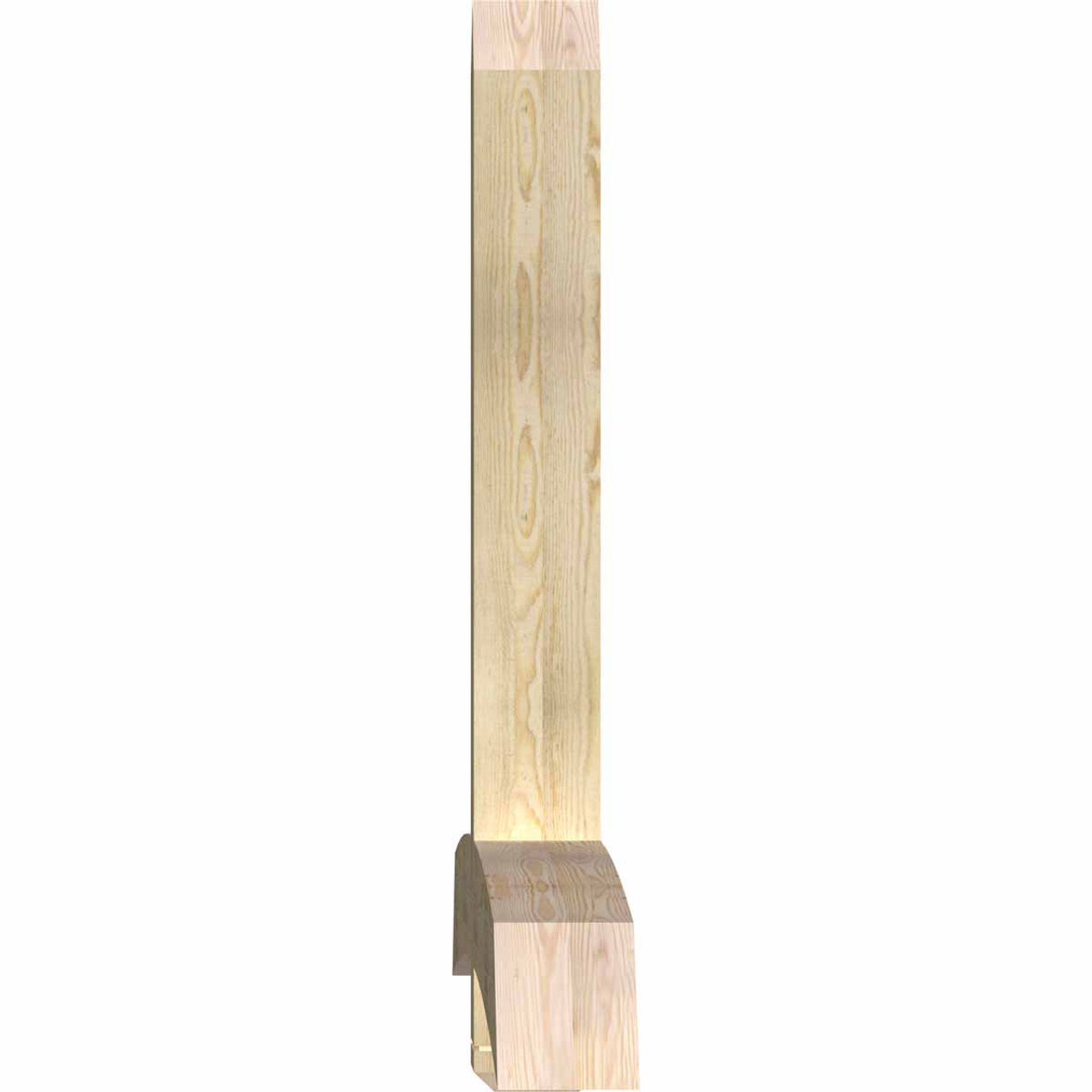 14/12 Pitch Bellingham Rough Sawn Timber Gable Bracket GBW084X49X0606BEL00RDF