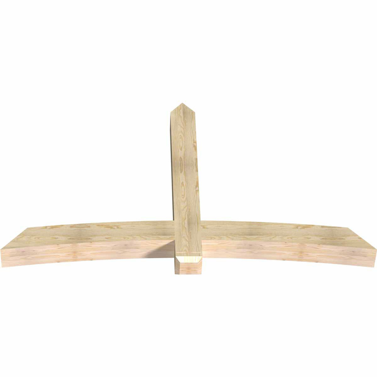 14/12 Pitch Bellingham Rough Sawn Timber Gable Bracket GBW084X49X0606BEL00RDF