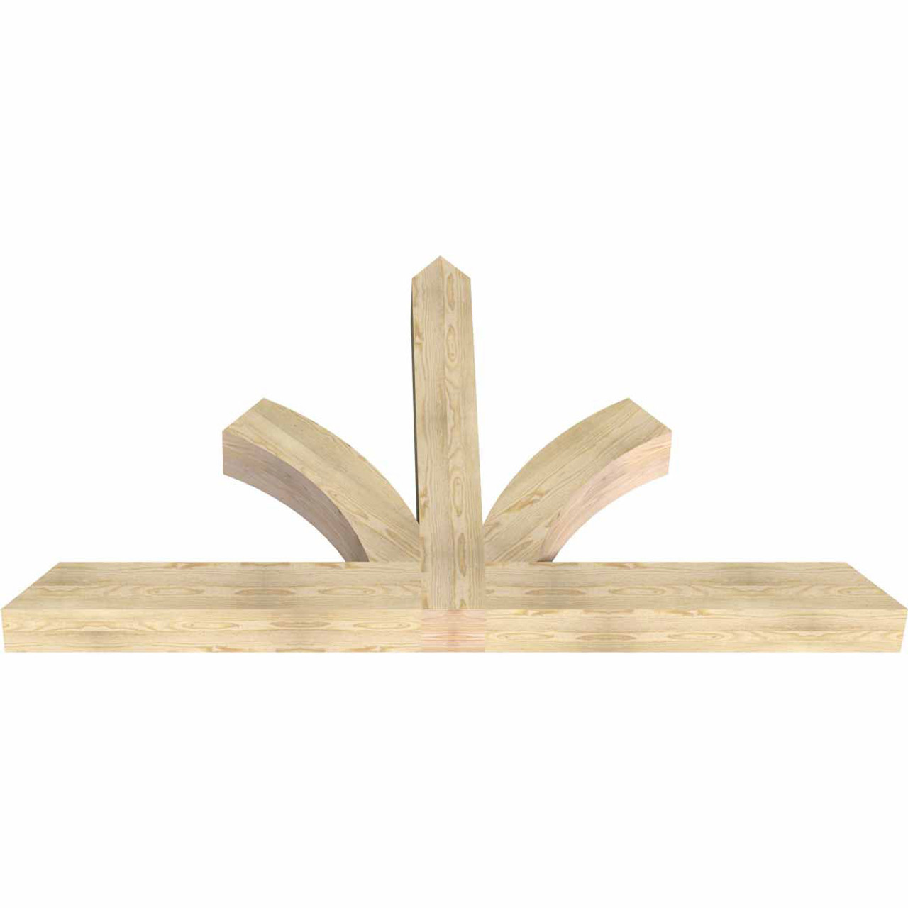 14/12 Pitch Richland Rough Sawn Timber Gable Bracket GBW084X49X0606RIC00RDF