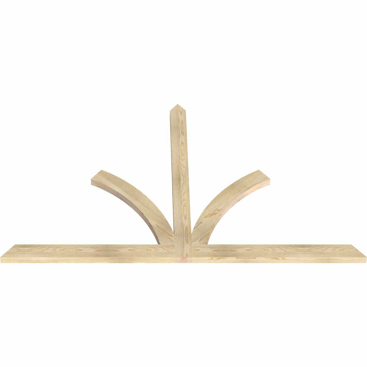 15/12 Pitch Richland Rough Sawn Timber Gable Bracket GBW084X53X0204RIC00RDF