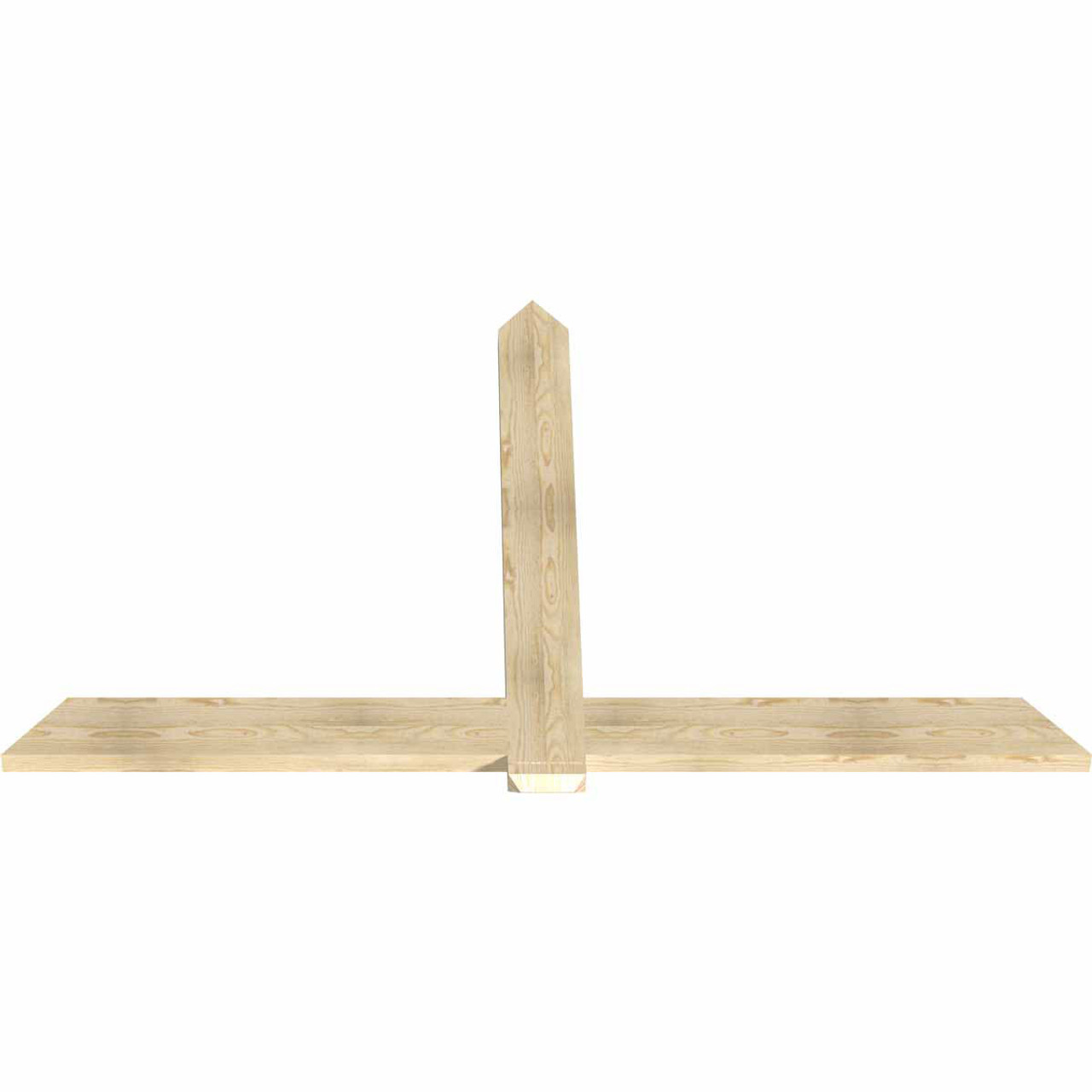 15/12 Pitch Eugene Rough Sawn Timber Gable Bracket GBW084X53X0206EUG00RDF