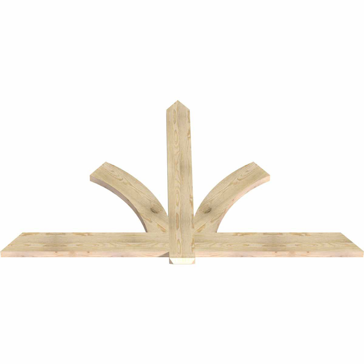 15/12 Pitch Redmond Rough Sawn Timber Gable Bracket GBW084X53X0206RED00RDF