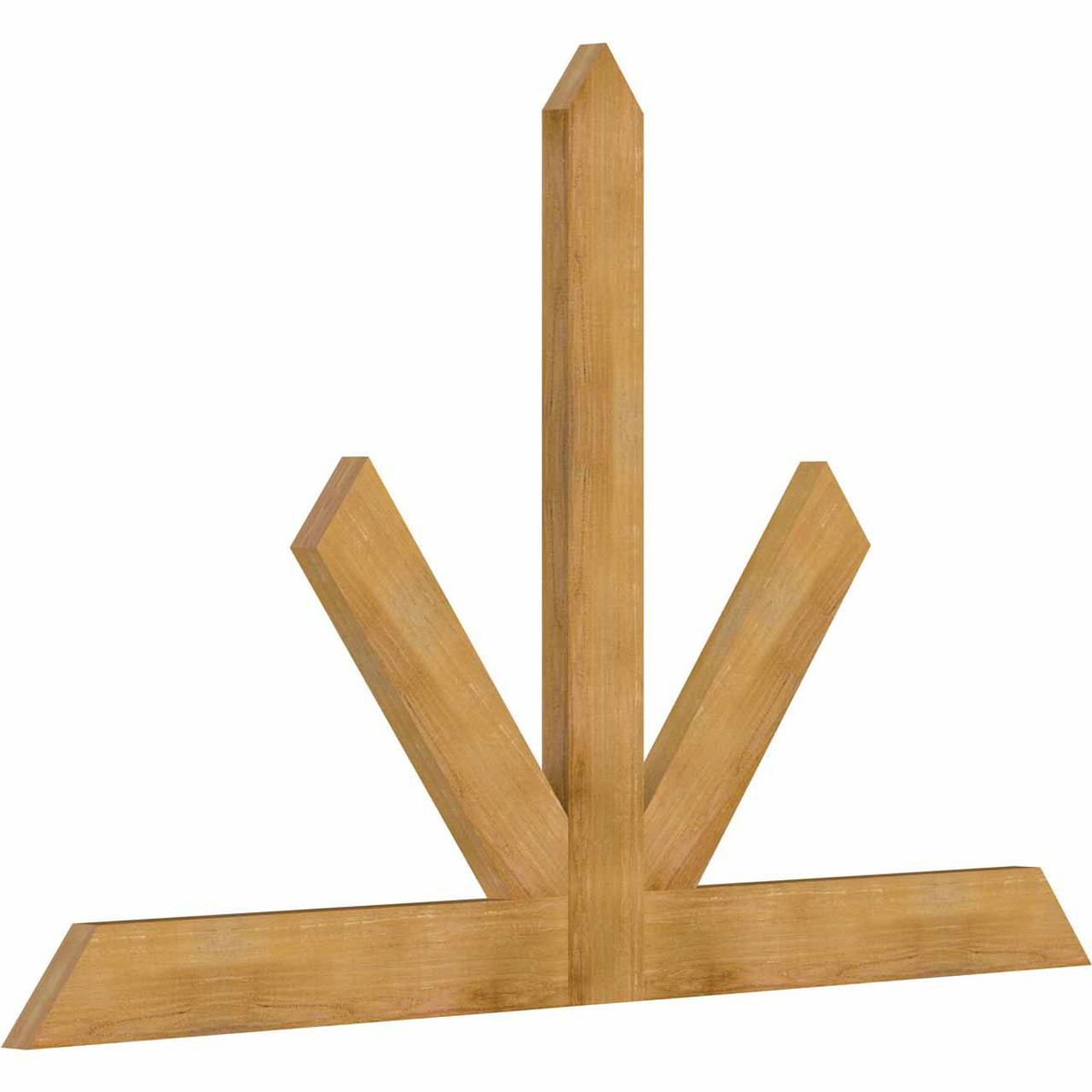 15/12 Pitch Saratoga Rough Sawn Timber Gable Bracket GBW084X53X0206SAR00RWR