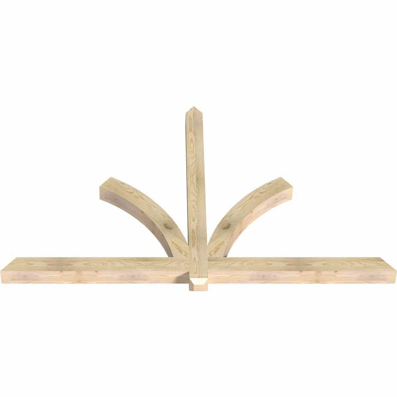 15/12 Pitch Redmond Rough Sawn Timber Gable Bracket GBW084X53X0404RED00RDF