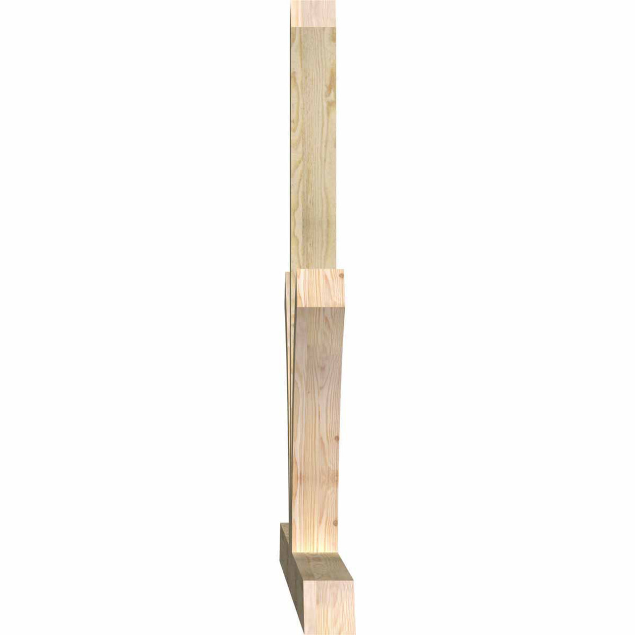 15/12 Pitch Richland Rough Sawn Timber Gable Bracket GBW084X53X0404RIC00RDF