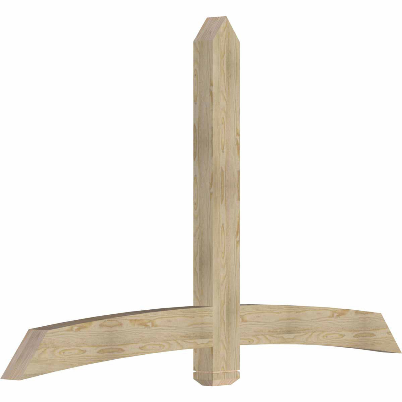 15/12 Pitch Bellingham Rough Sawn Timber Gable Bracket GBW084X53X0406BEL00RDF