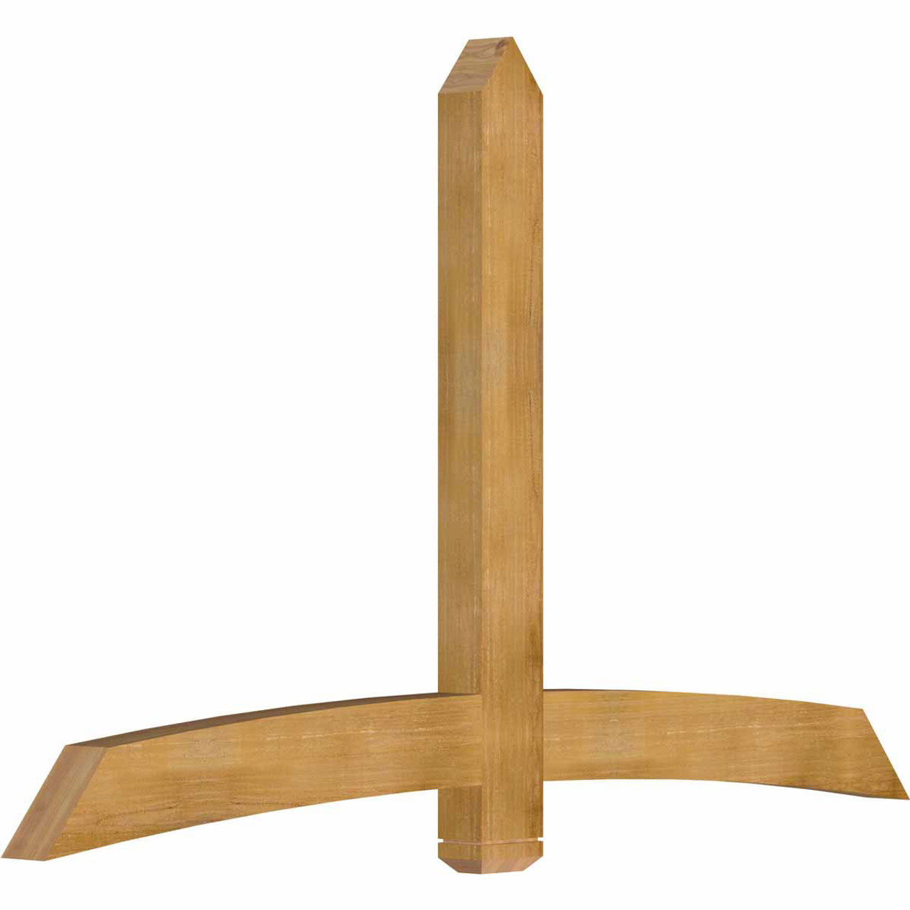 15/12 Pitch Bellingham Rough Sawn Timber Gable Bracket GBW084X53X0406BEL00RWR