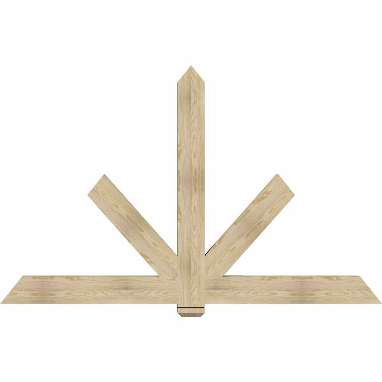 15/12 Pitch Kennewick Rough Sawn Timber Gable Bracket GBW084X53X0406KEN00RDF