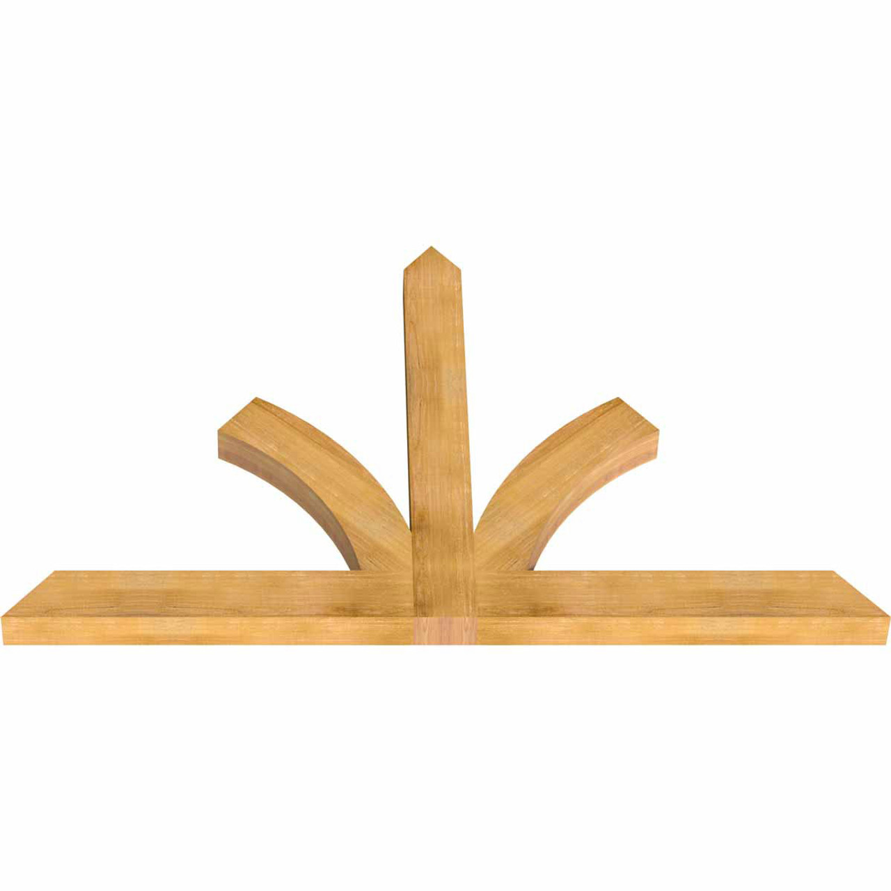 15/12 Pitch Richland Rough Sawn Timber Gable Bracket GBW084X53X0406RIC00RWR