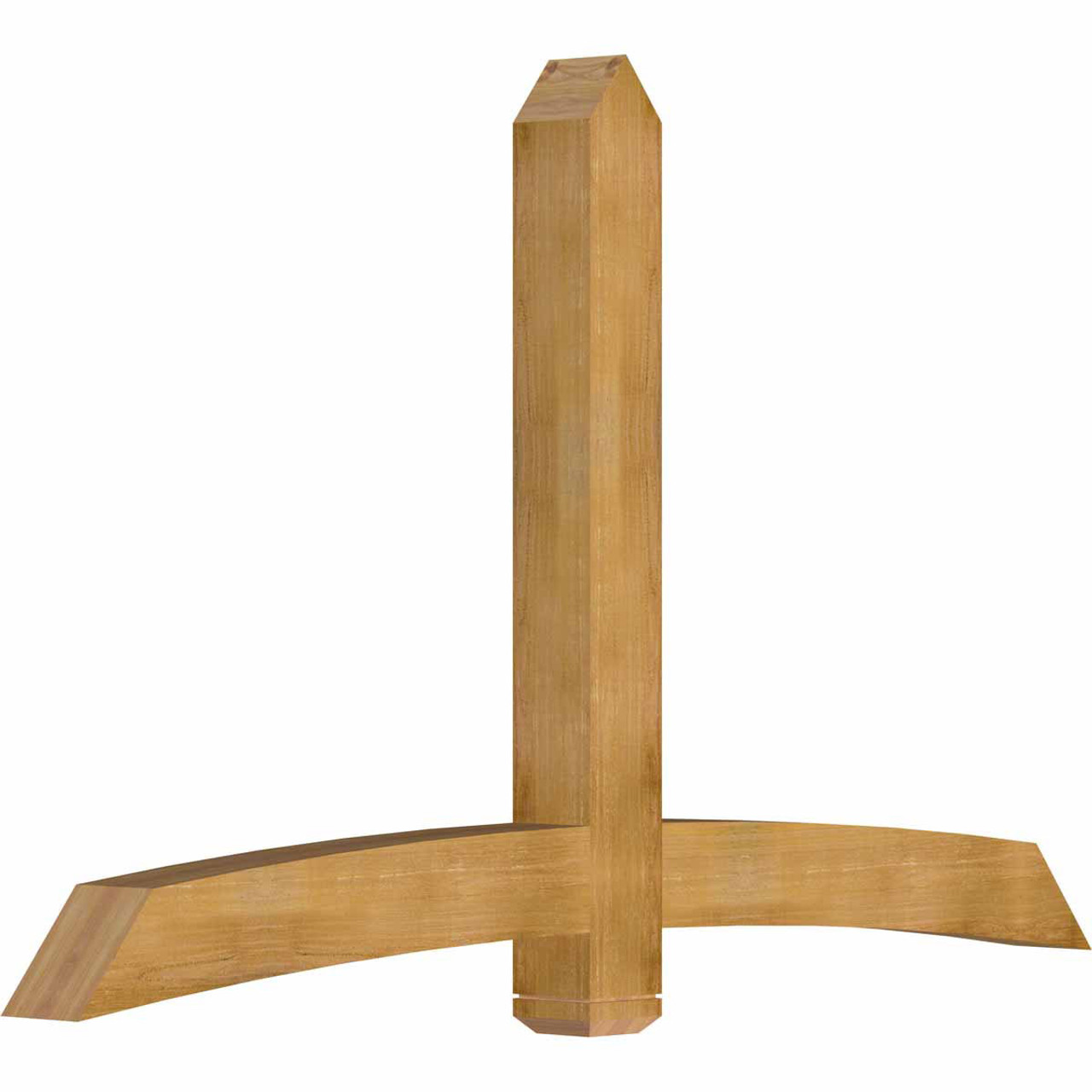 15/12 Pitch Bellingham Rough Sawn Timber Gable Bracket GBW084X53X0606BEL00RWR