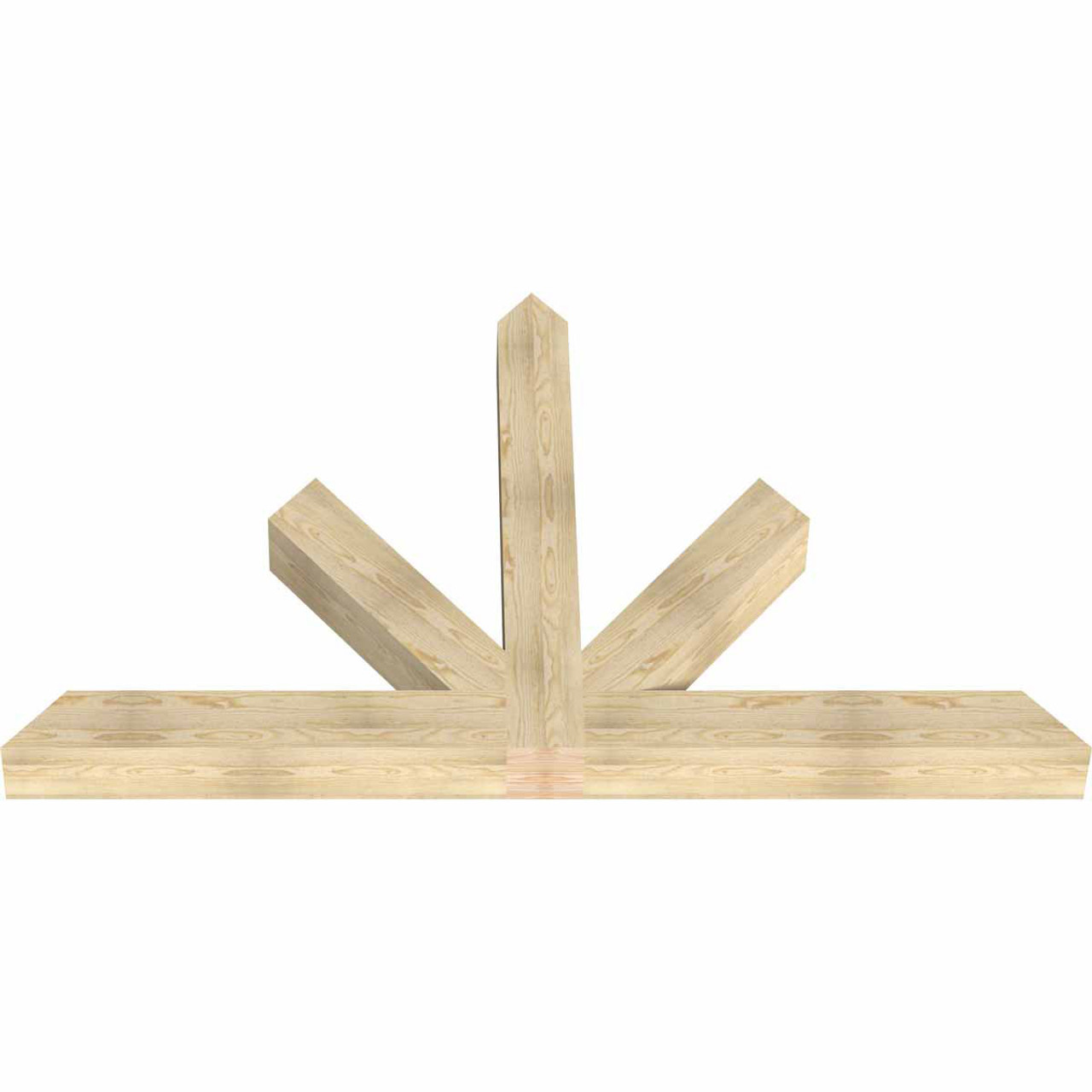 15/12 Pitch Saratoga Rough Sawn Timber Gable Bracket GBW084X53X0606SAR00RDF