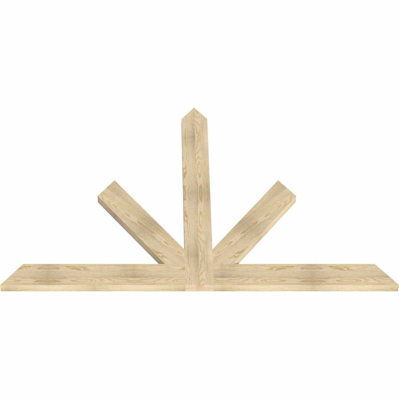 16/12 Pitch Saratoga Rough Sawn Timber Gable Bracket GBW084X56X0206SAR00RDF