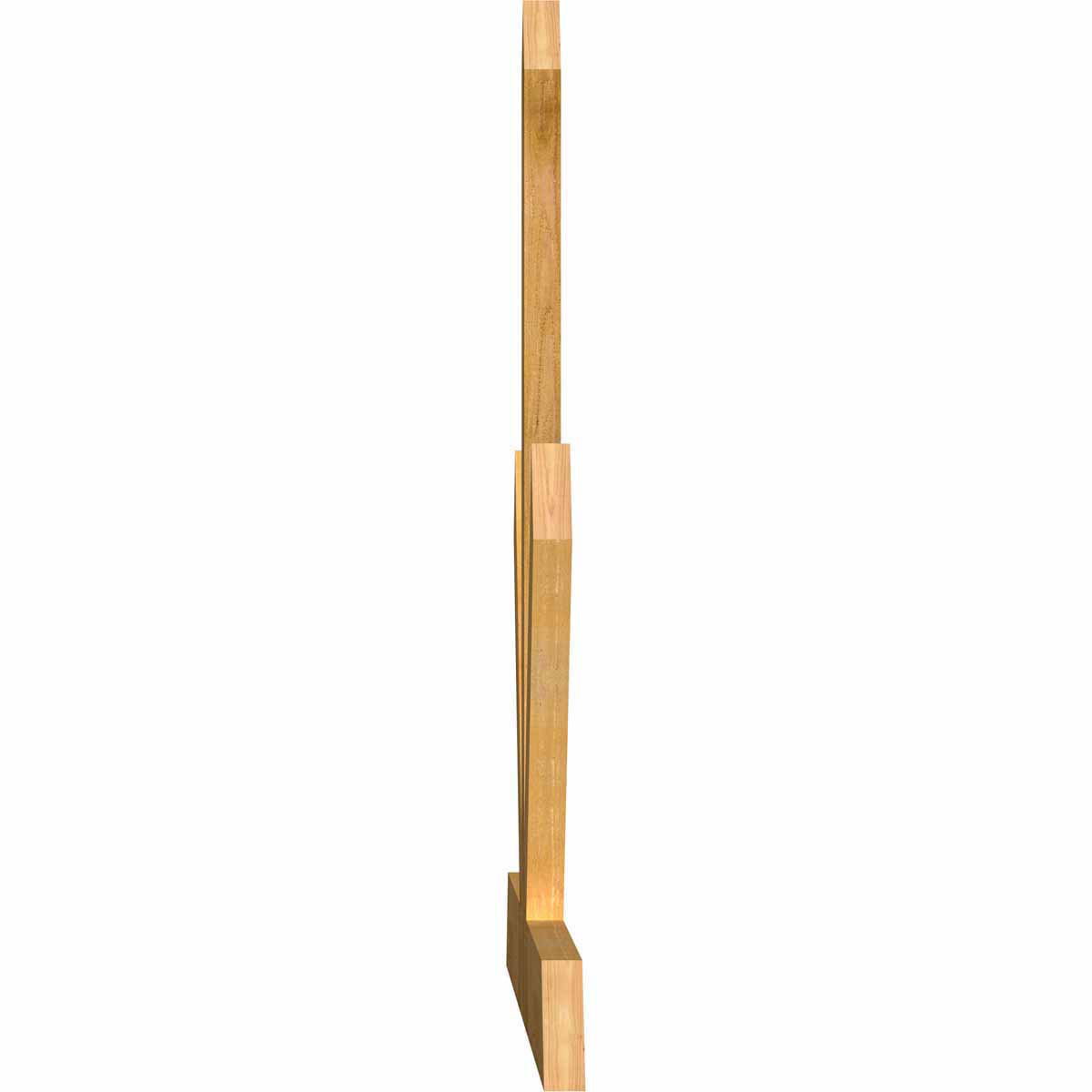 16/12 Pitch Saratoga Rough Sawn Timber Gable Bracket GBW084X56X0206SAR00RWR