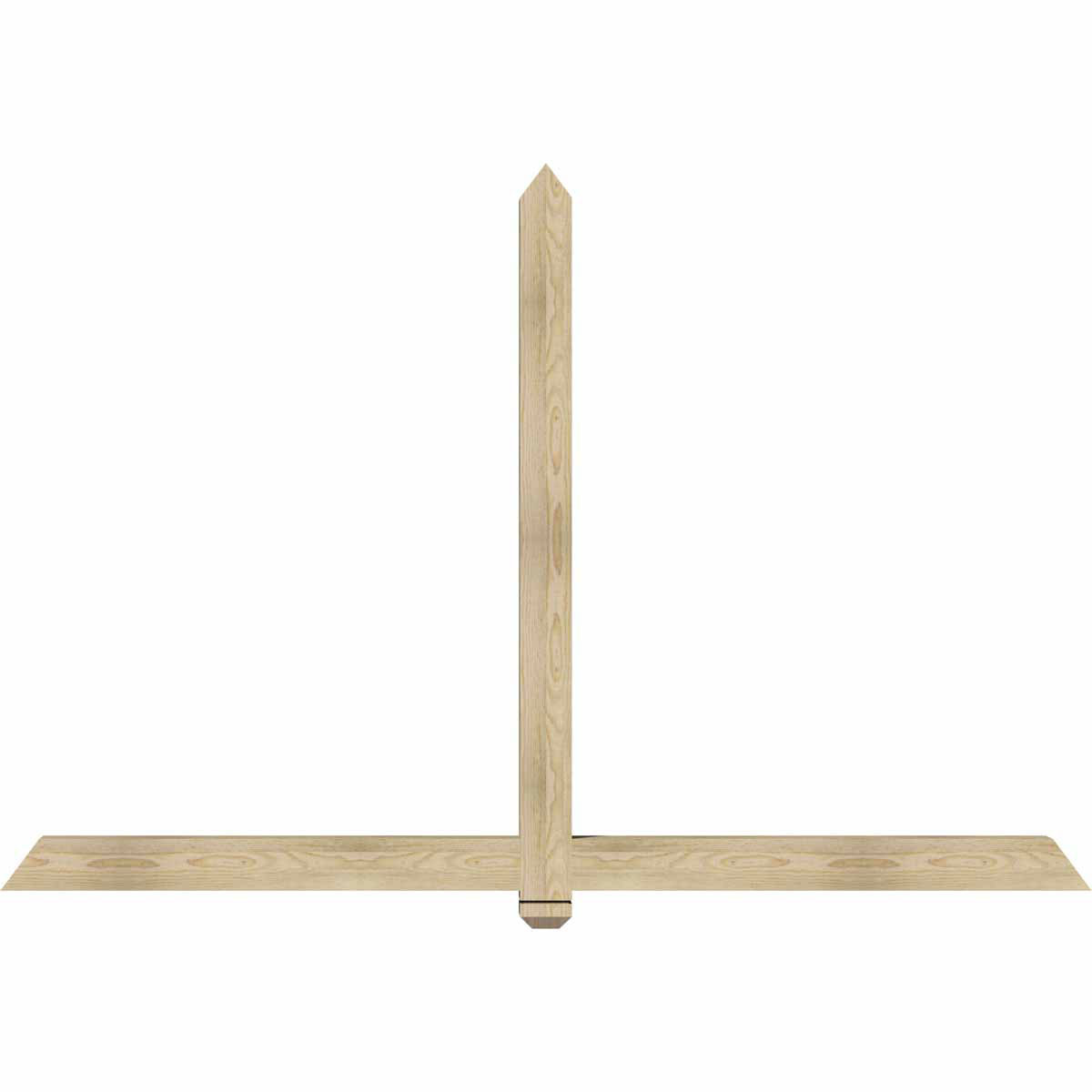 16/12 Pitch Eugene Rough Sawn Timber Gable Bracket GBW084X56X0404EUG00RDF