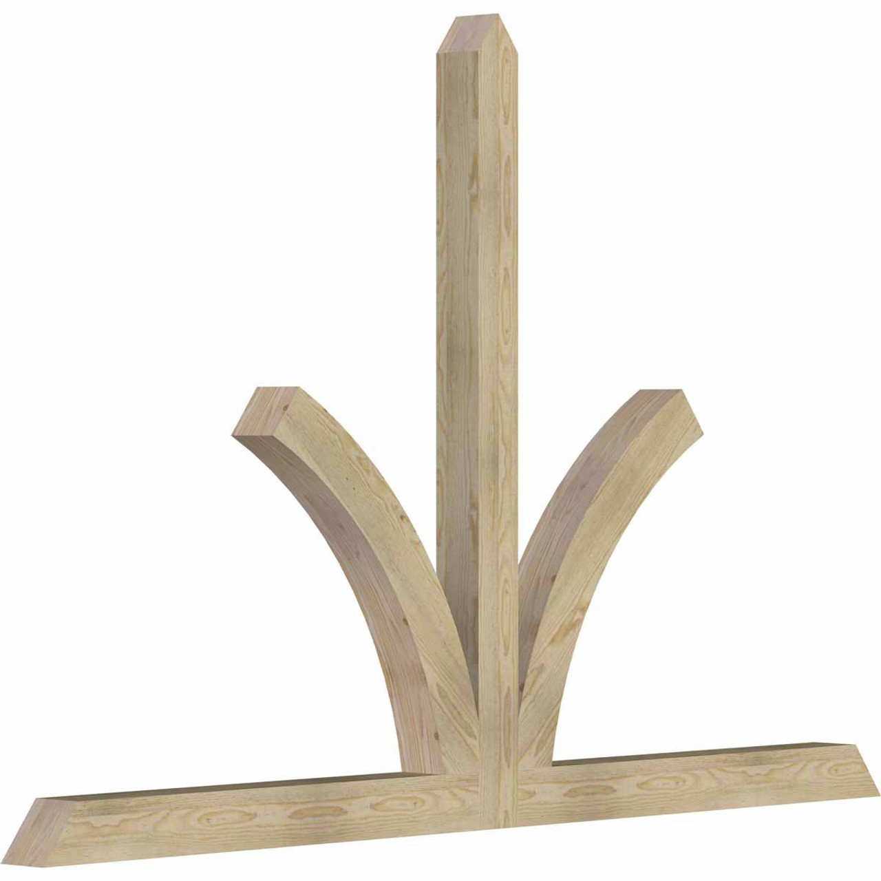 16/12 Pitch Richland Rough Sawn Timber Gable Bracket GBW084X56X0404RIC00RDF