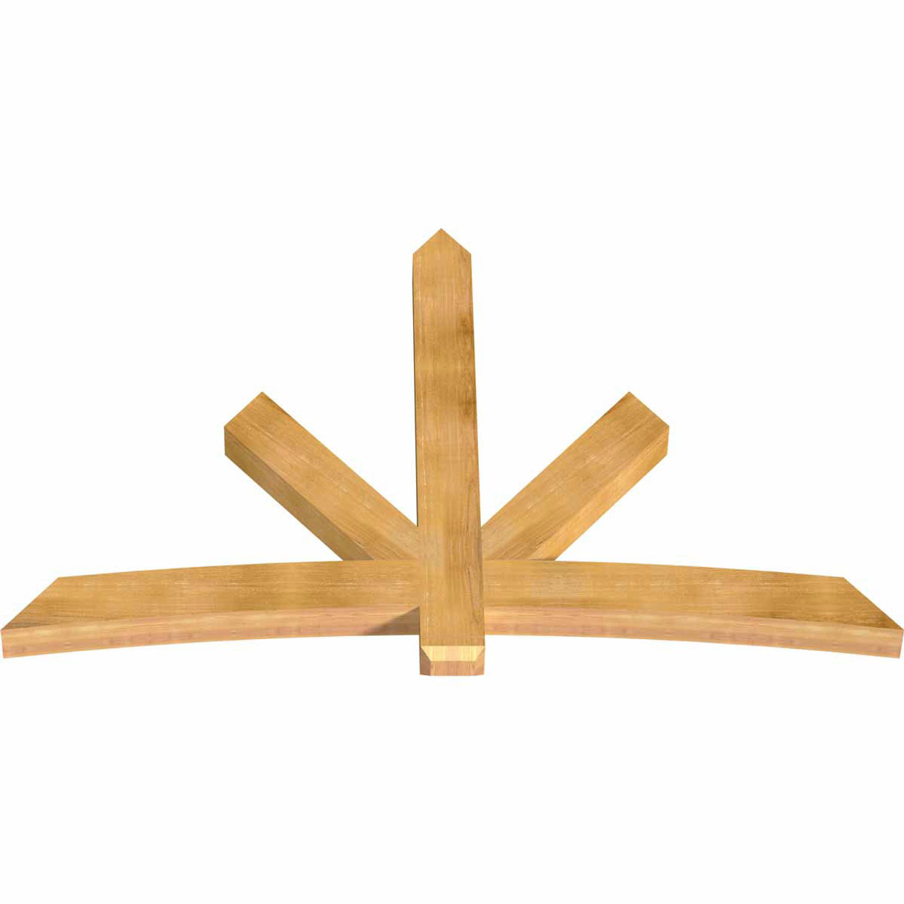 16/12 Pitch Alberta Rough Sawn Timber Gable Bracket GBW084X56X0406ALB00RWR