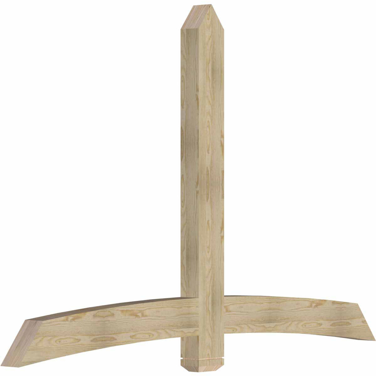 16/12 Pitch Bellingham Rough Sawn Timber Gable Bracket GBW084X56X0406BEL00RDF