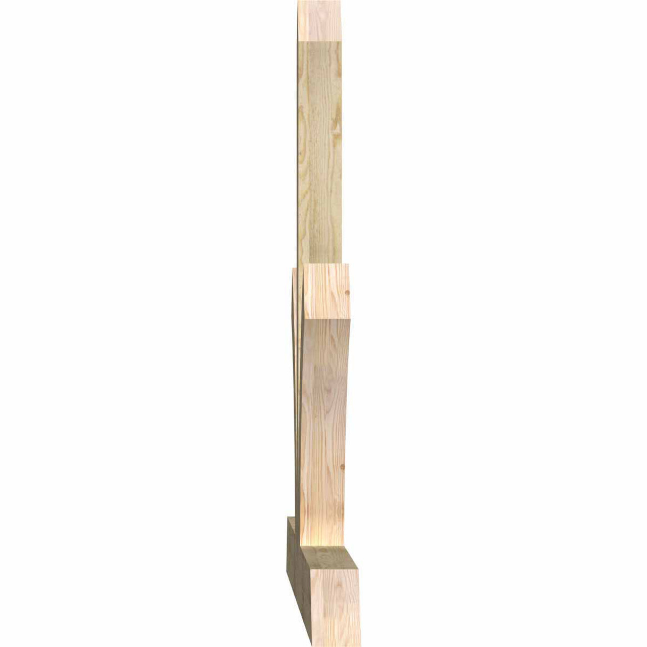 16/12 Pitch Richland Rough Sawn Timber Gable Bracket GBW084X56X0406RIC00RDF