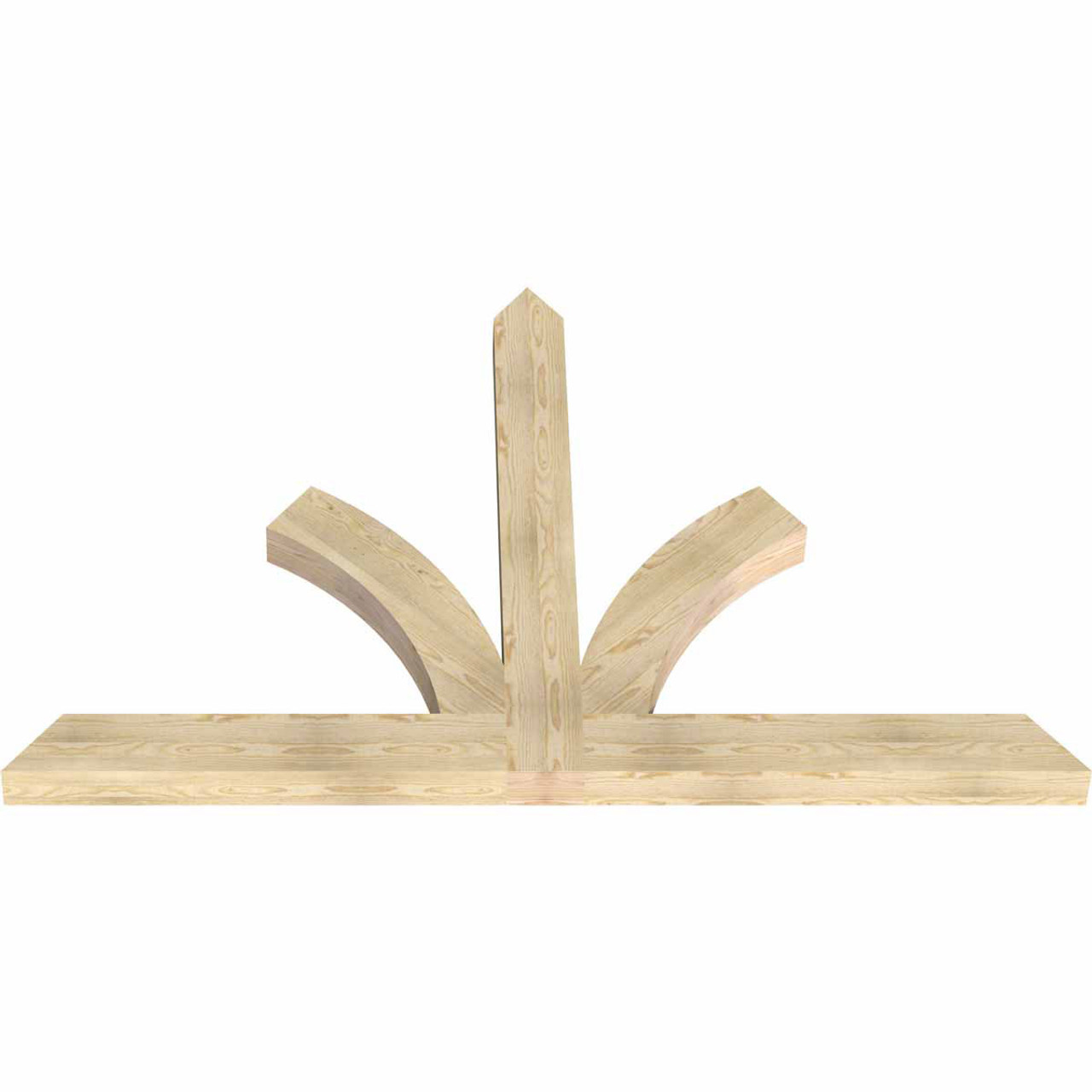 16/12 Pitch Richland Rough Sawn Timber Gable Bracket GBW084X56X0406RIC00RDF