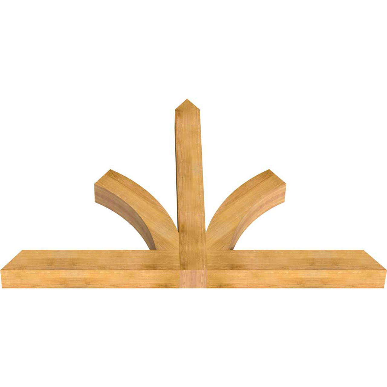 16/12 Pitch Richland Rough Sawn Timber Gable Bracket GBW084X56X0606RIC00RWR