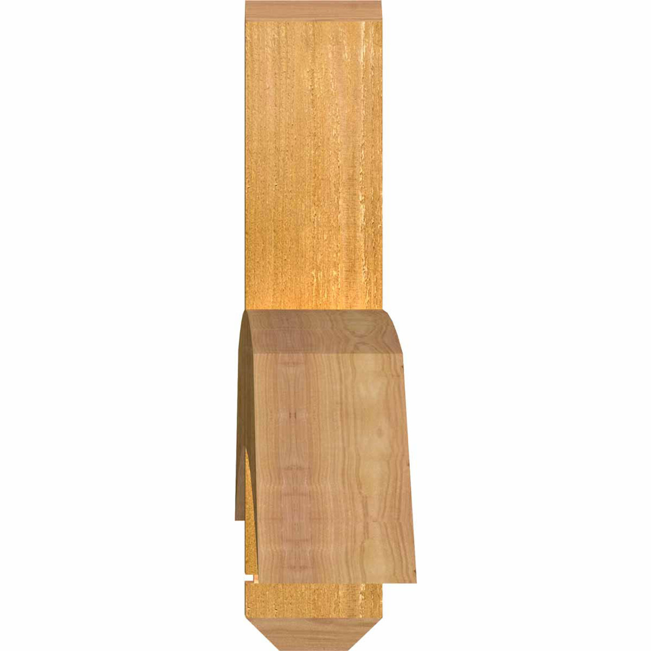 4/12 Pitch Bellingham Rough Sawn Timber Gable Bracket GBW096X16X0404BEL00RWR