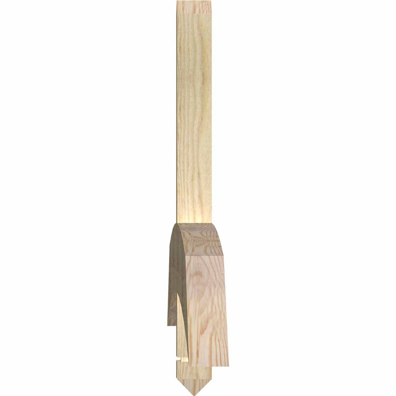 5/12 Pitch Bellingham Rough Sawn Timber Gable Bracket GBW096X20X0204BEL00RDF