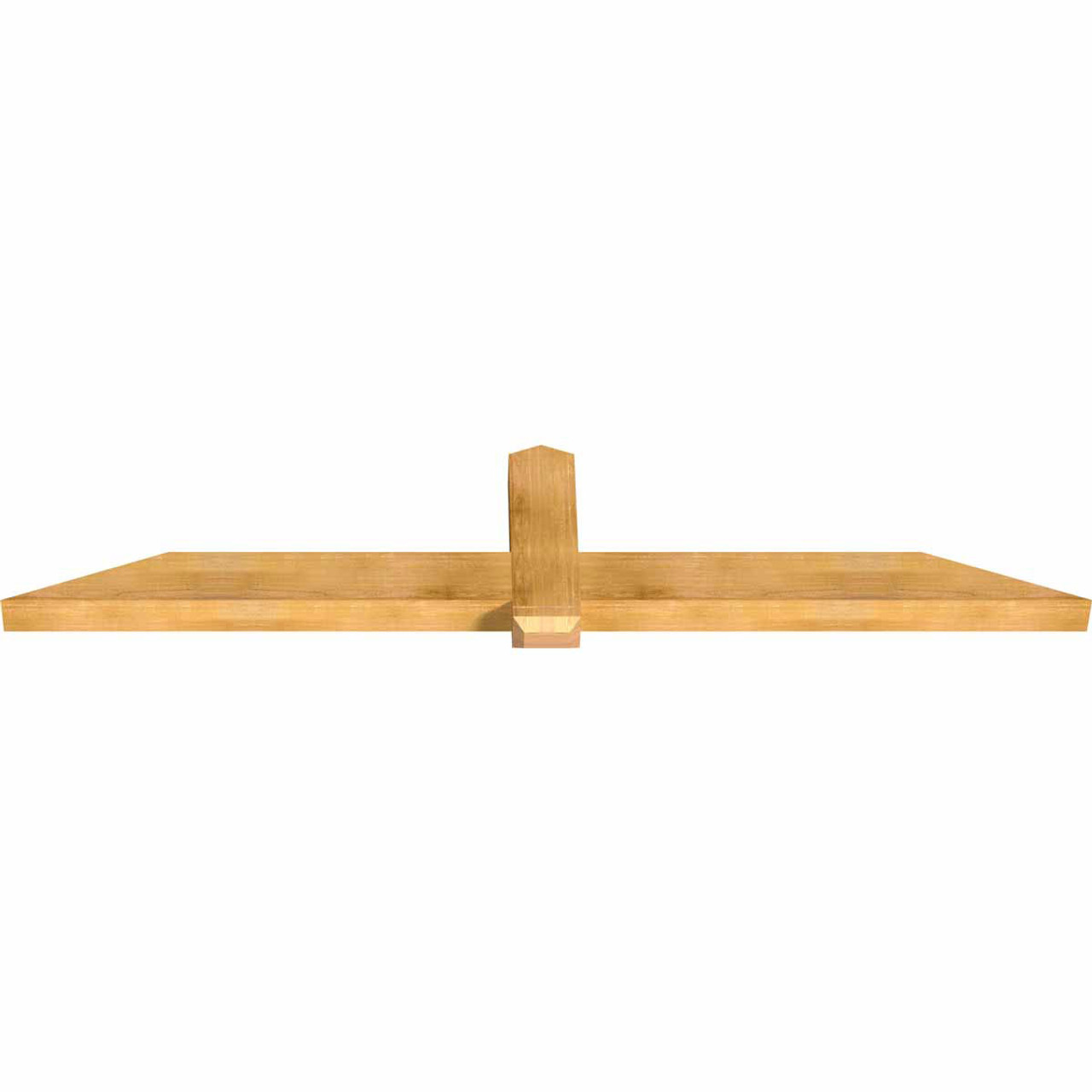 5/12 Pitch Eugene Rough Sawn Timber Gable Bracket GBW096X20X0406EUG00RWR