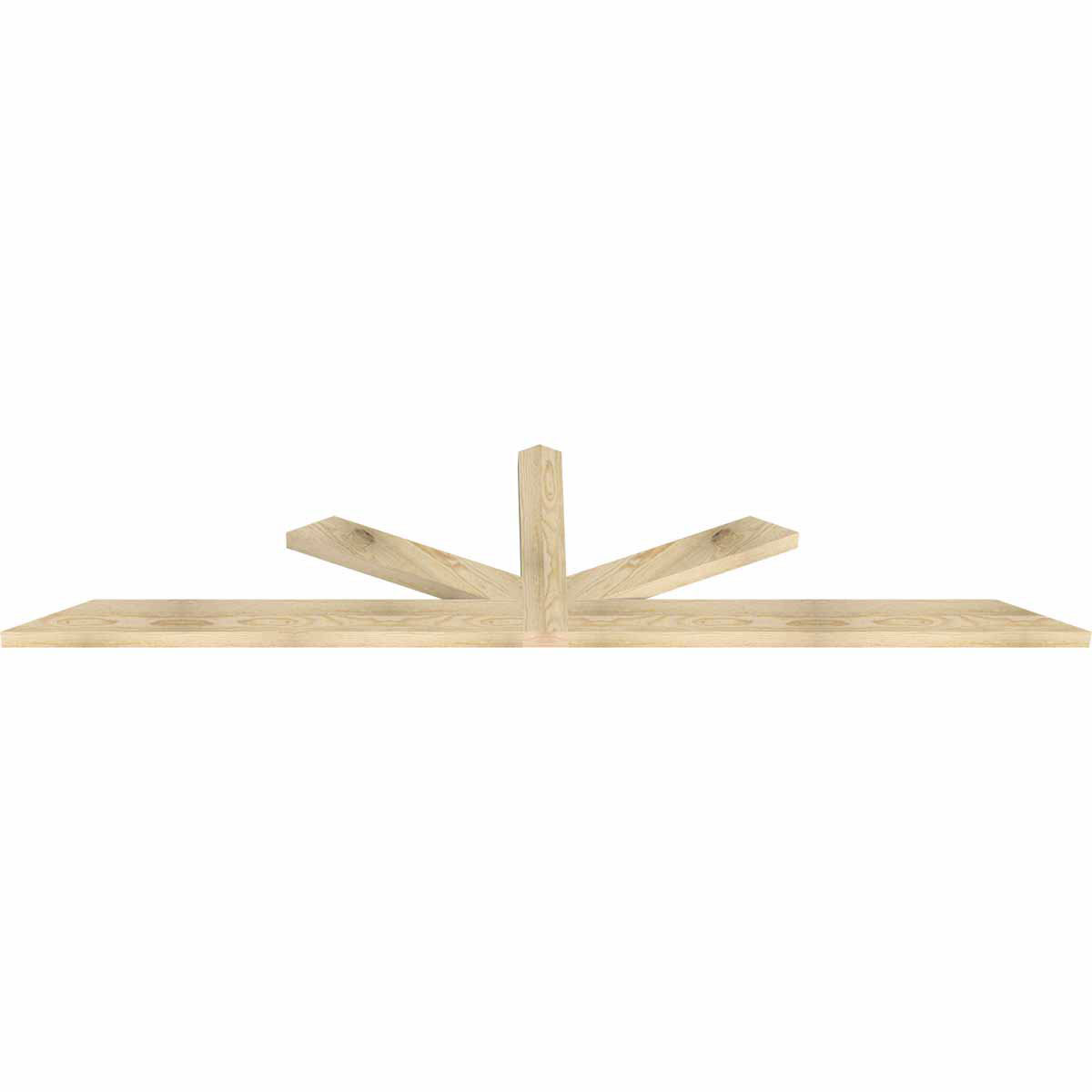 6/12 Pitch Saratoga Rough Sawn Timber Gable Bracket GBW096X24X0204SAR00RDF