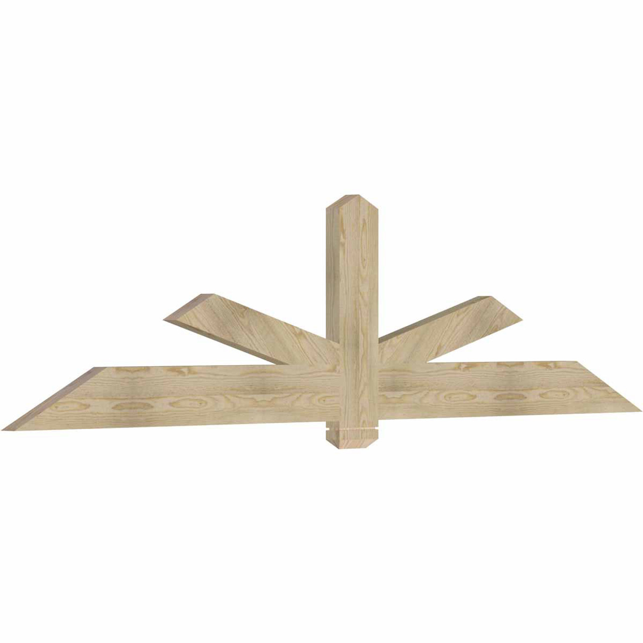 6/12 Pitch Kennewick Rough Sawn Timber Gable Bracket GBW096X24X0206KEN00RDF