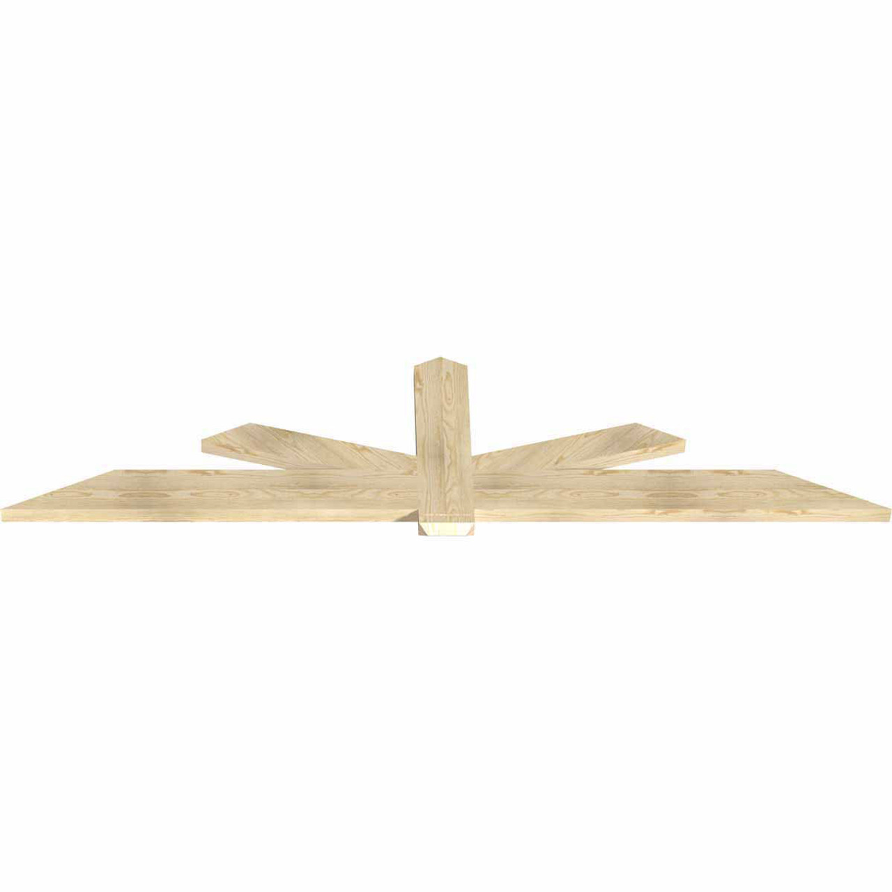 6/12 Pitch Kennewick Rough Sawn Timber Gable Bracket GBW096X24X0206KEN00RDF