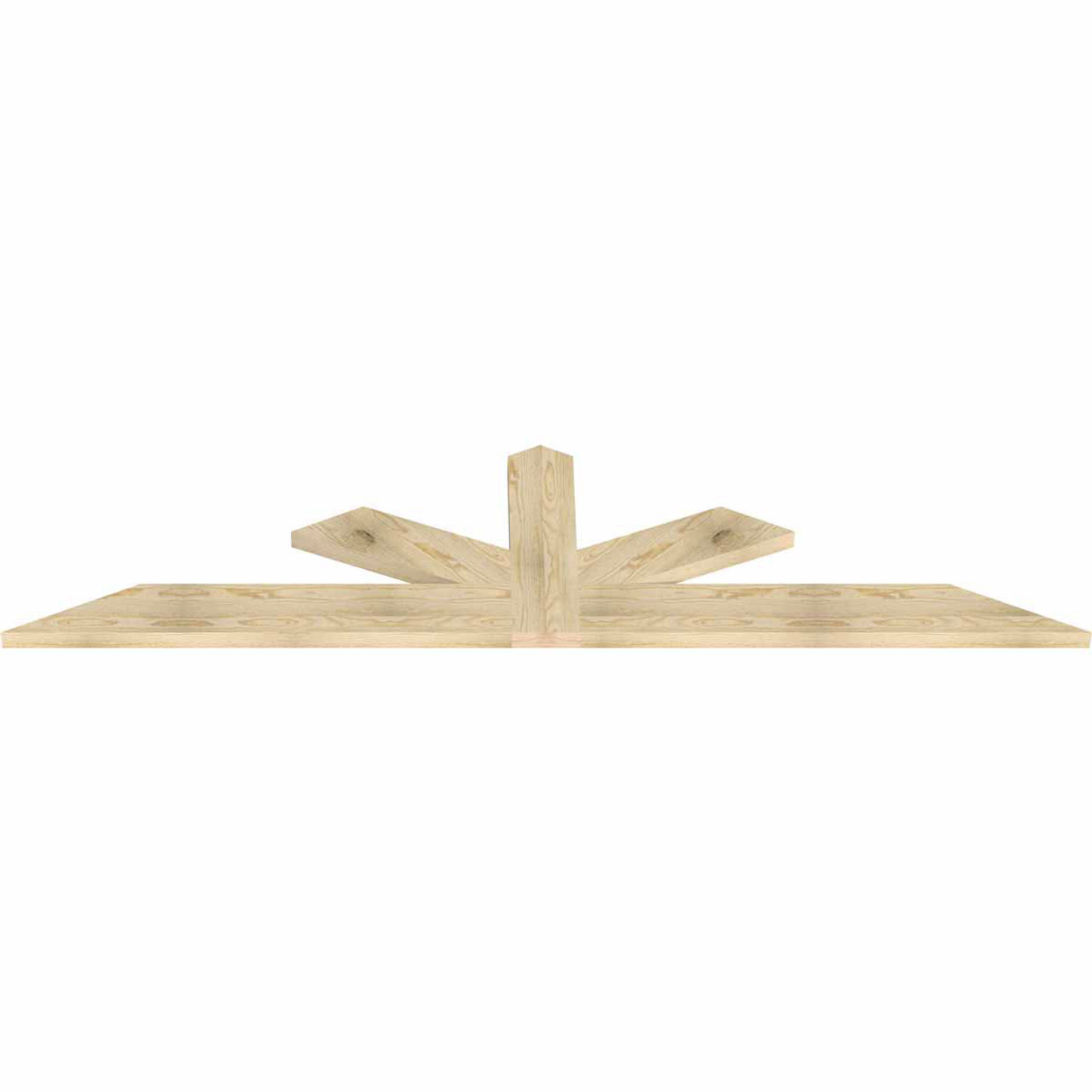 6/12 Pitch Saratoga Rough Sawn Timber Gable Bracket GBW096X24X0206SAR00RDF