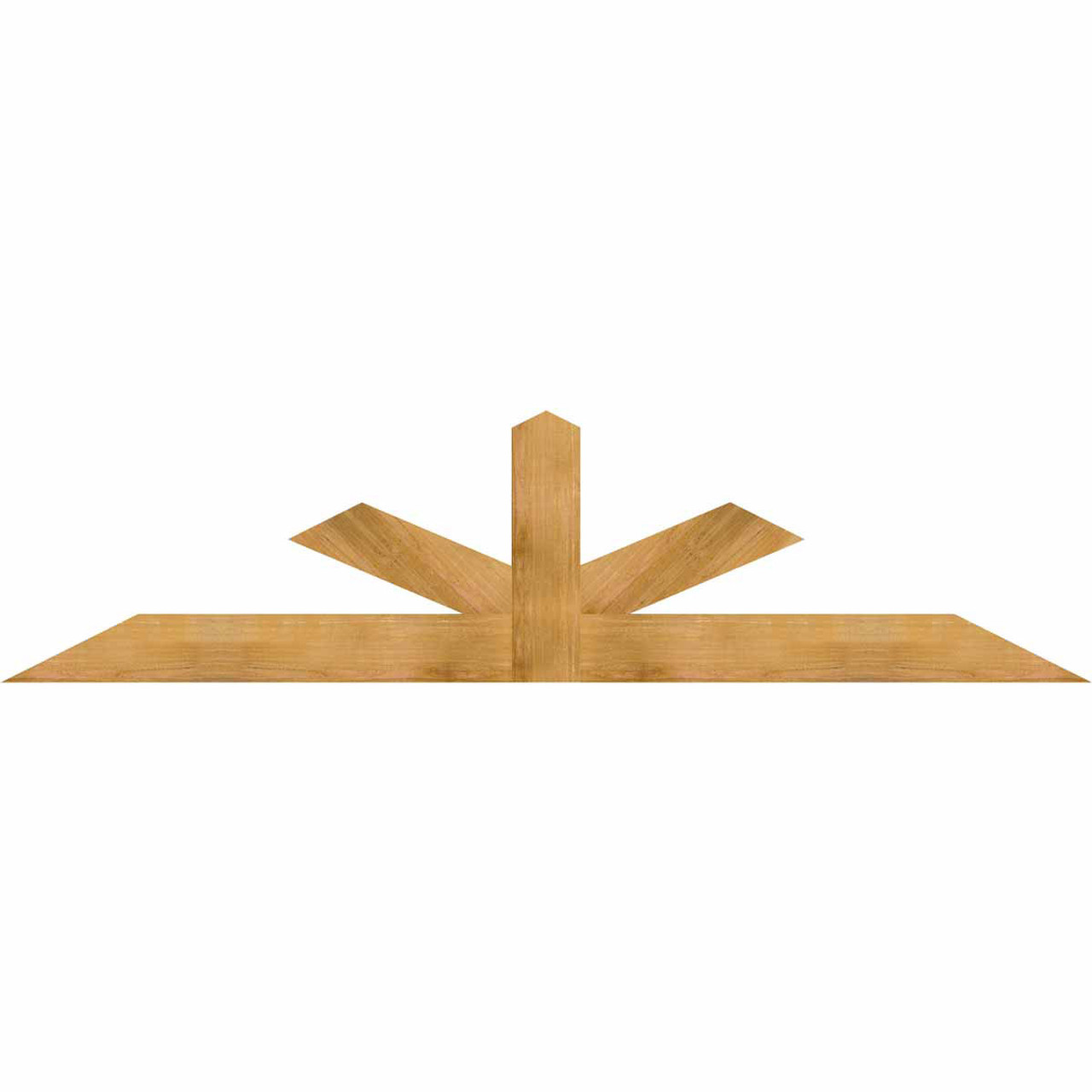 6/12 Pitch Saratoga Rough Sawn Timber Gable Bracket GBW096X24X0206SAR00RWR