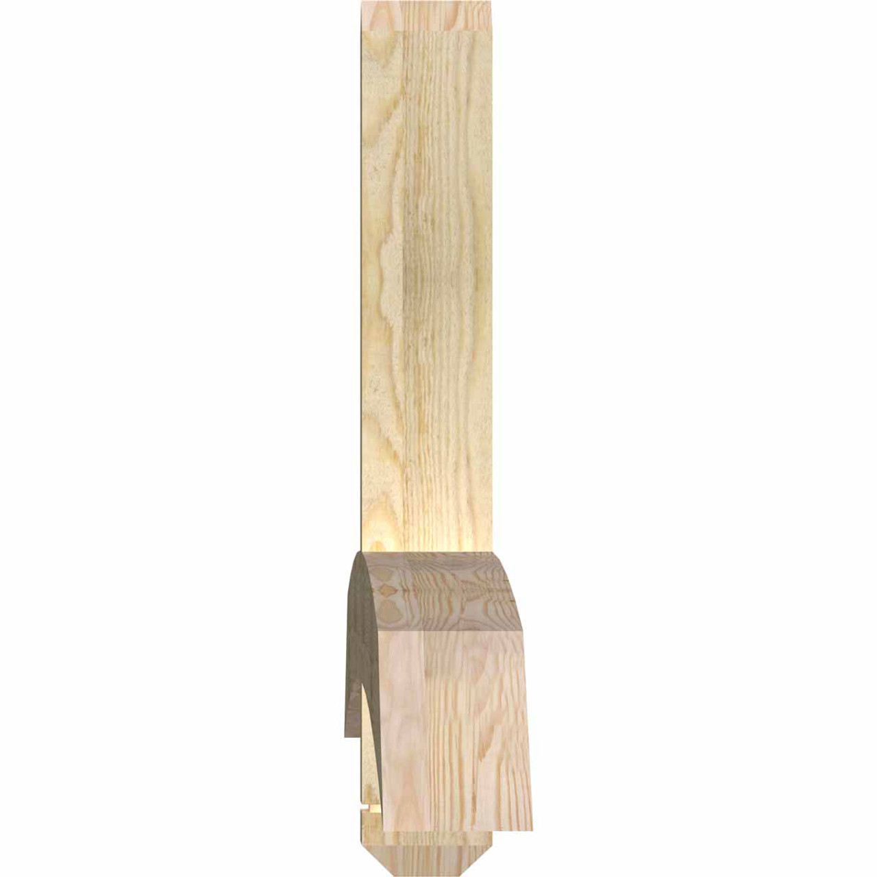 6/12 Pitch Bellingham Rough Sawn Timber Gable Bracket GBW096X24X0404BEL00RDF