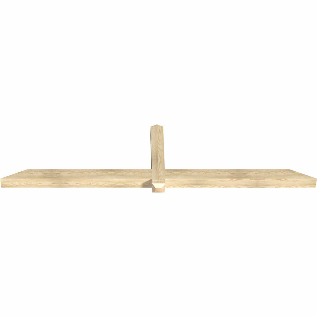 6/12 Pitch Eugene Rough Sawn Timber Gable Bracket GBW096X24X0404EUG00RDF