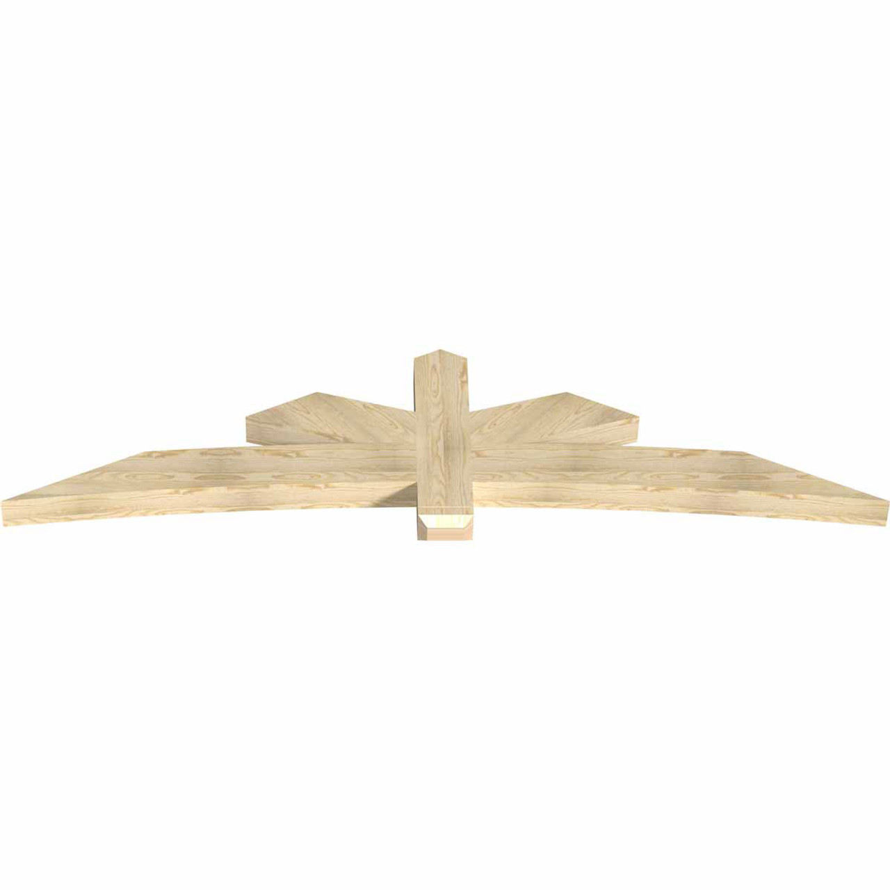 6/12 Pitch Alberta Rough Sawn Timber Gable Bracket GBW096X24X0406ALB00RDF