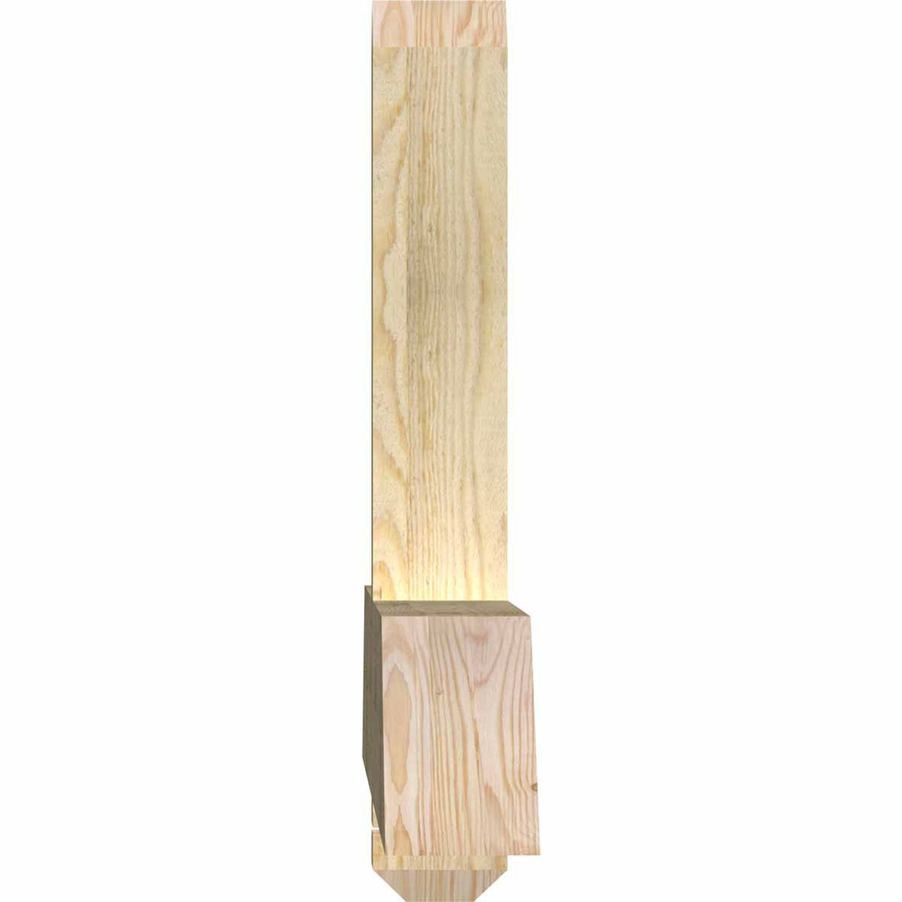 6/12 Pitch Eugene Rough Sawn Timber Gable Bracket GBW096X24X0406EUG00RDF