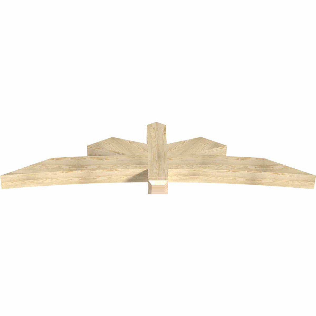 6/12 Pitch Alberta Rough Sawn Timber Gable Bracket GBW096X24X0606ALB00RDF