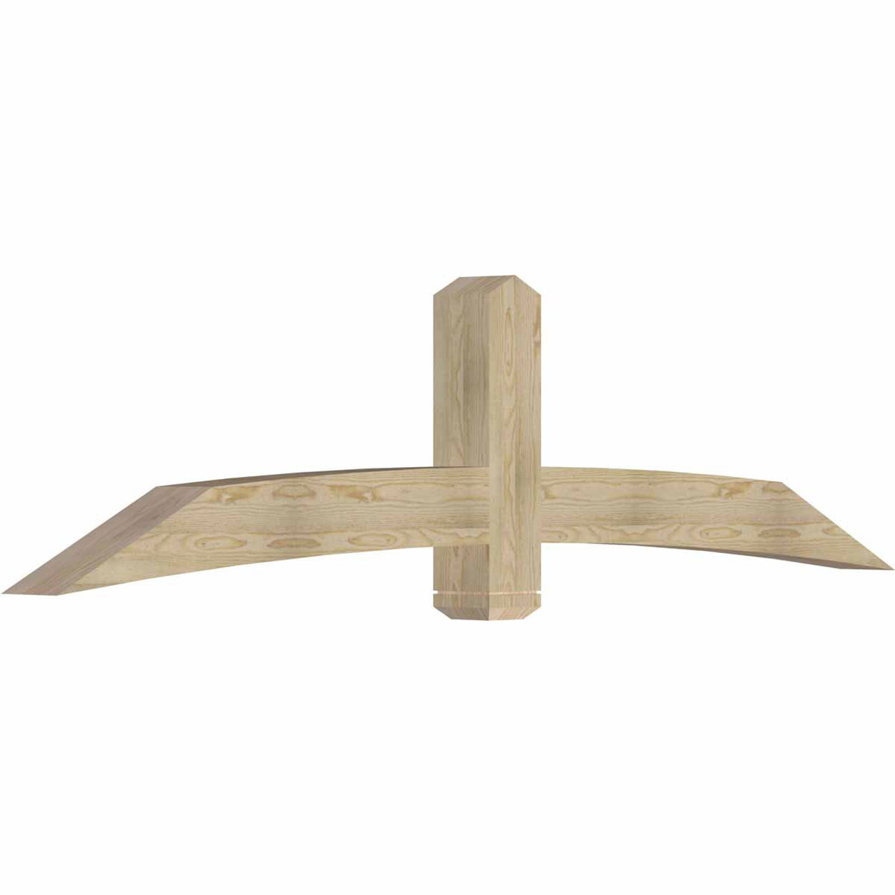 6/12 Pitch Bellingham Rough Sawn Timber Gable Bracket GBW096X24X0606BEL00RDF