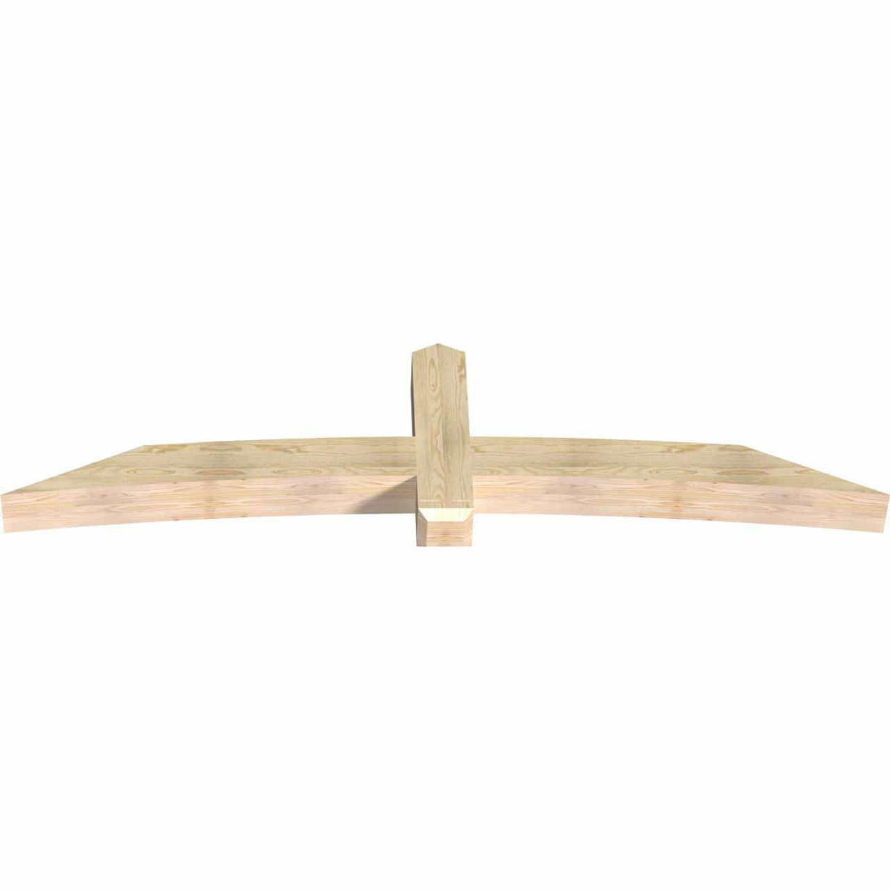 6/12 Pitch Bellingham Rough Sawn Timber Gable Bracket GBW096X24X0606BEL00RDF